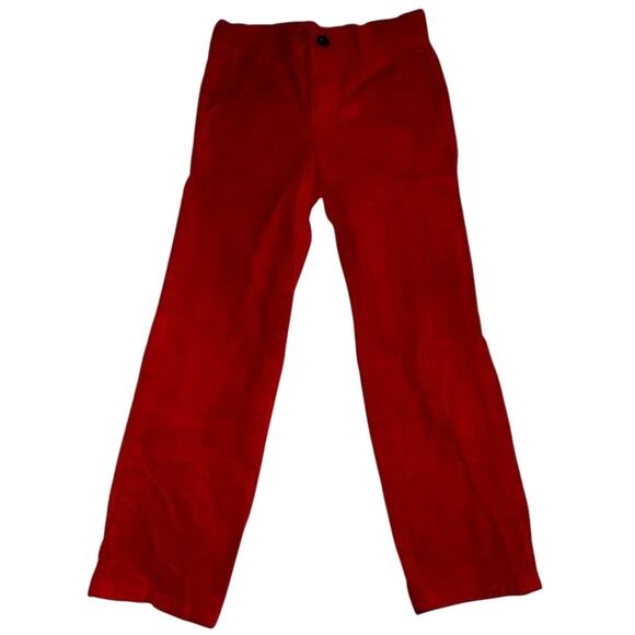 Janie and Jack Red Corduroy Pants Boys Size 5 New without Tags - Picture 1 of 4